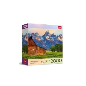 Trefl 2000 db-os puzzle - Kilátás a Teton Rage hegységre (99271) 146156709 - Puzzle