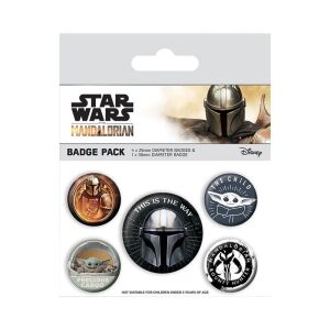 Pyramid STAR WARS: THE MANDALORIAN (THIS IS THE WAY) kitűző szett 146157643 - Pyramid