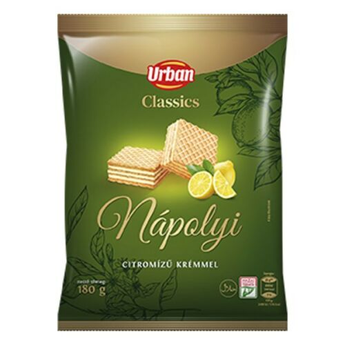Töltött ostya URBAN Classic citromos 180 g 146157703