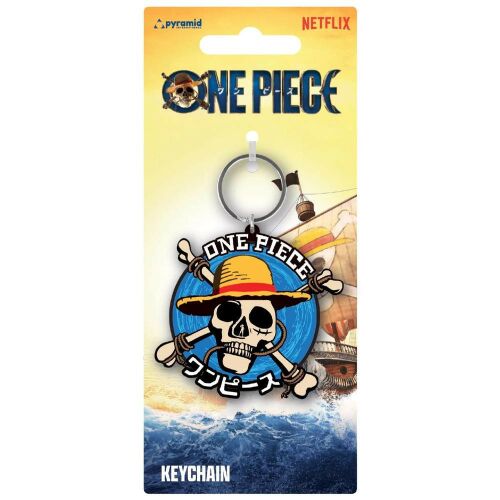 One Piece Live Action Szalmakalap Kalózok Ikon Kulcstartó a Pyramid International-tól - Pyramid