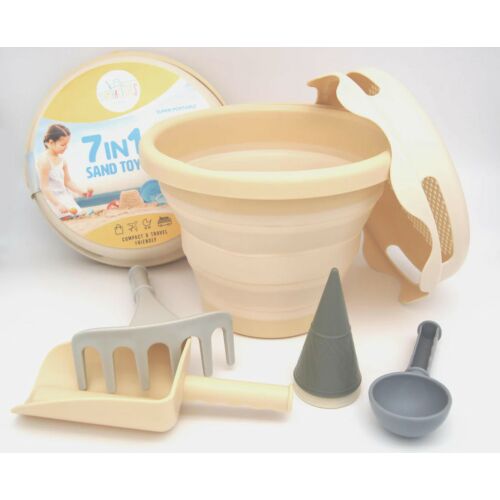 CompacToys - 7 az 1-ben homokozó készlet - Bézs 146158224