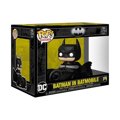 Funko POP! Rides Deluxe: Batman 85th - Batman w/Batmobil figura 146158283
