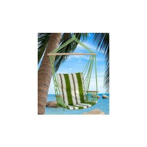 Függőszék CRAIG 100x50cm, zöld-fehér 146159122 - Függőszék