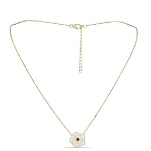 Arannyal Bevont Ezüst Nyaklánc Barton Gránáttal, Y62536 146159481 - Női nyaklánc