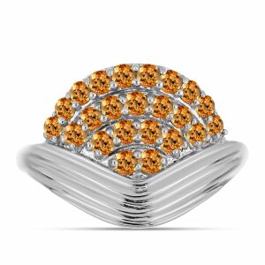 Ezüst Gyűrű "Császársárga" Topázzal, Y62463/54 146159506 - Női kiegészítő