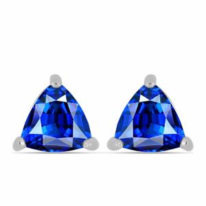 Ezüst Fülbevaló Ausztrál Kék Zafírral, Y62534 146159567 - Női kiegészítő
