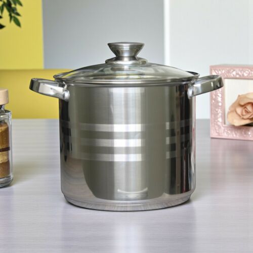 Fazék üveg fedővel, rozsdamentes acél, 9 L, 24 cm 146174088