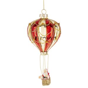 Karácsonyfadísz hőlégballon csíkos 146174171 - Karácsonyfadísz