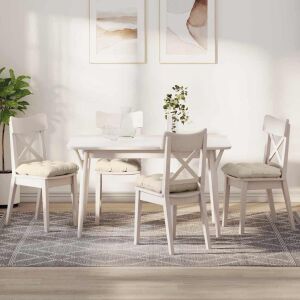 vidaXL Perne de Șezut 4 pcs Crem 45 x 45 cm Țesătură din corduroy 146178425 - Mobilier de grădină