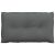 vidaXL Hátpárna Sötétszürke 80 x 19 x 50 cm szövet 146183718