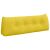 vidaXL Hátpárna Világos sárga 140 x 24 x 50 cm szövet 146183792