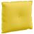 vidaXL Hátpárna Világos sárga 60 x 19 x 50 cm szövet 146183905