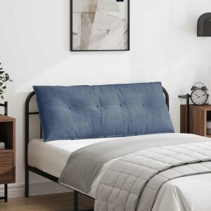 vidaXL Hátpárna Kék 120 x 50 cm Bársonyos szövet 146184145 - Díszpárna