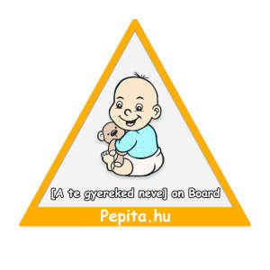 Egyedi baby on board matrica 30449638