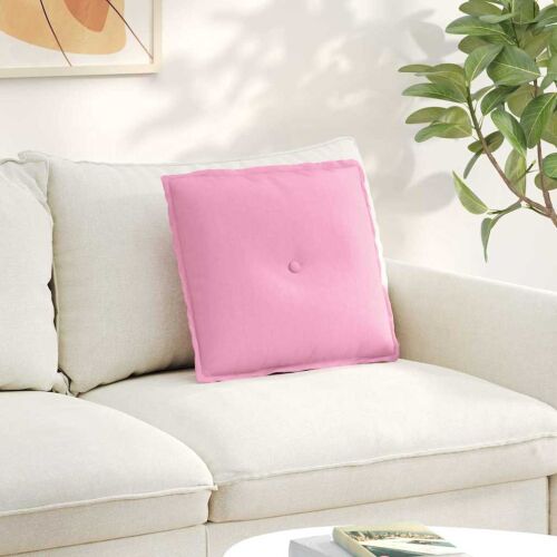 vidaXL Hátpárna Rózsaszín 50 x 19 x 45 cm szövet 146184425