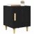 vidaXL Éjjeliszekrény 2 pcs Fekete tölgy 40 x 40 x 50 cm Faanyag 146189855