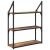 vidaXL Falpolc polcokkal tárolóval Öreg fa 60 x 21 x 78,5 cm Faanyag 146190305