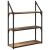 vidaXL Falpolc polcokkal tárolóval Öreg fa 60 x 21 x 78,5 cm Faanyag 146190305