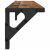 vidaXL Falpolcok polcokkal 2 pcs Öreg fa 60 x 15 x 15,5 cm Faanyag 146190541