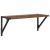 vidaXL Falpolcok polcokkal 2 pcs Öreg fa 60 x 25 x 25,5 cm Faanyag 146190569