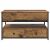 vidaXL Dohányzóasztal fiókkal Öreg fa 85 x 50 x 50 cm Faanyag 146191567