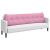 vidaXL Hátpárna Rózsaszín 200 x 24 x 50 cm szövet 146192297