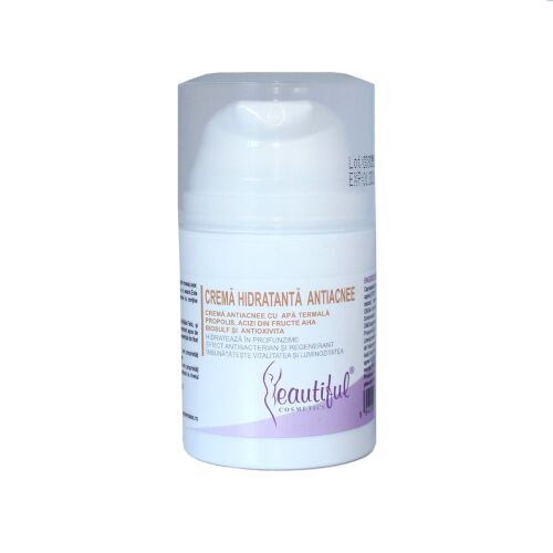 Phenalex Crema antiacnee hidratanta 50ml. Hidratáló akne elleni krém termálvízzel, propolisszal, gyümölcssavakkal és antioxidánsokkal a mély hidratálásért és antibakteriális hatásért. - Egészségügyi eszköz