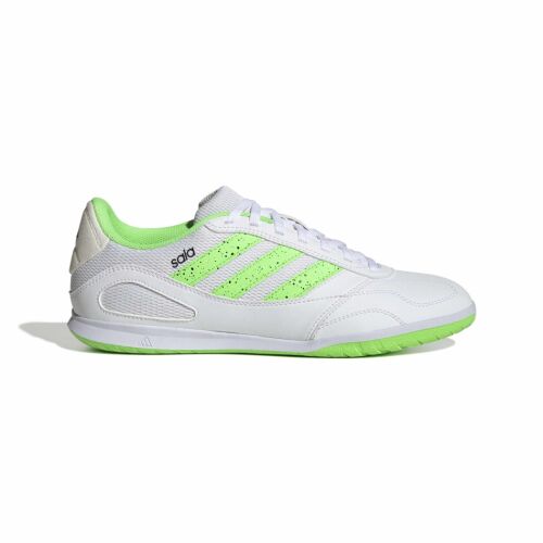 Adidas Super Sala teremcipő, fehér és zöld - Férfi sportcipő