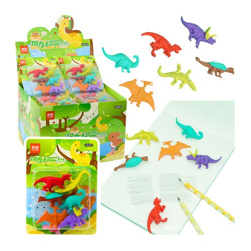 6 darabos iskolai dinoszaurusz radírkészlet – 21537 146205101