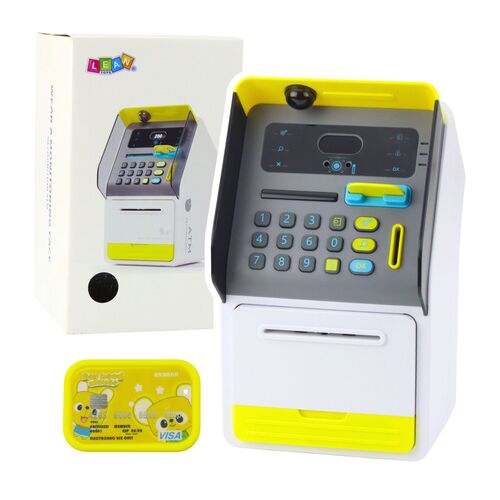 ATM széf Malacpersely PIN-kód ATM-kártya Sárga – 23496 146205360