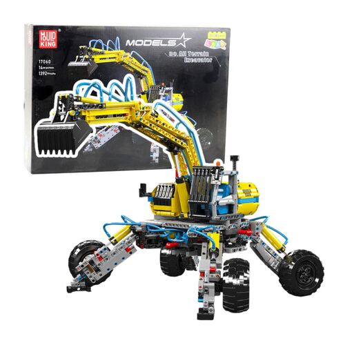 Építőkockák Mobil Terepjáró Kotrógép 1392 db.. – 23673 146205372