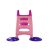 Gyermek kerti csúszda 424 rózsaszín és lila – 8556 146206198