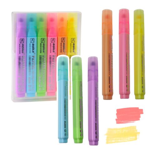 Marker készlet Iskolai irodai színes 6db. – 21502