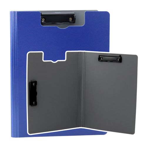 Tábla borítóval két klipsz A4 műanyag tengerészkék – 21727