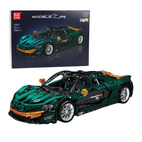 Építőkockák Sportautó Zöld 1:8 P1 3268 db- 23653 146207721