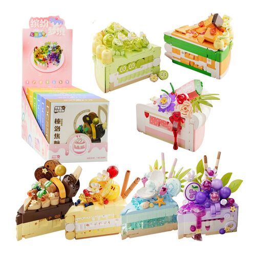 Építőkockák Torta Torta Desszert Díszített 292–357 db- 26704 146208073