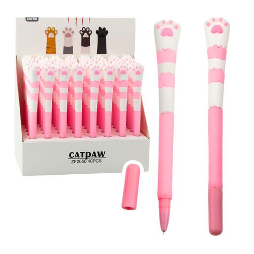 Macskamancs gél toll kék tinta rózsaszín kupak 16.5cm – 21747 146208121