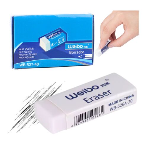 Iskolai radír, fehér, WB-527-40, 3,5 cm- 22414 146208709