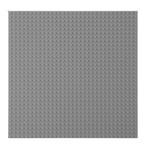 Építőlap építőkockákhoz, szürke, 40x40cm – 23546 146210135 - Műanyag építőjáték