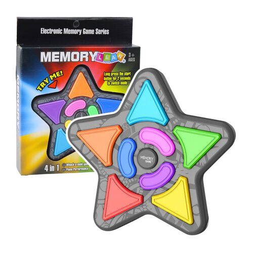 Elektronikus logikai játék Memória Csillag Fények Fények Hangok 4in1 – 22814 146211140