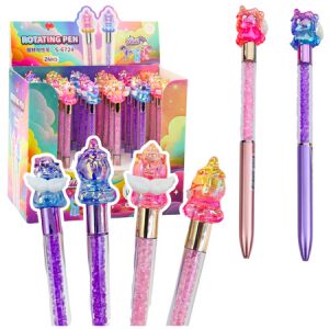 Zselés toll unikornis figurával, fekete tintával – 21780 146211203 - Toll