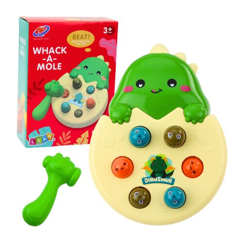 Mini Arcade játék, üss egy vakondot dinoszauruszra tojászöldben 22884 146211792 - Fejlesztő játék ovisoknak