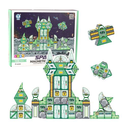 Mágneses blokkok Űr Űrállomás 4D 108 db – 25285