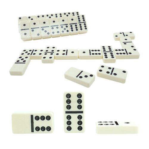 Klasszikus dominójáték hagyományos hatos tok 28 kő – 22459 146212601