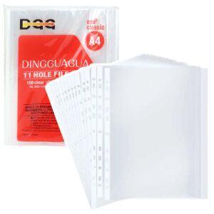 Kristály tasakok dokumentumokhoz 11 lyuk A4 100 db – 21963 146212930 - Iratrendezés