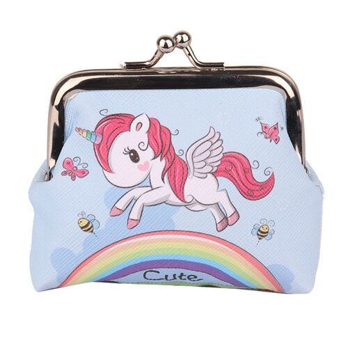 GYERMEK PÉNZTÁRCA EGYSZARVÚVAL SZIVÁRVÁNY FELETT 10 x 9 CM – 24903 146212993