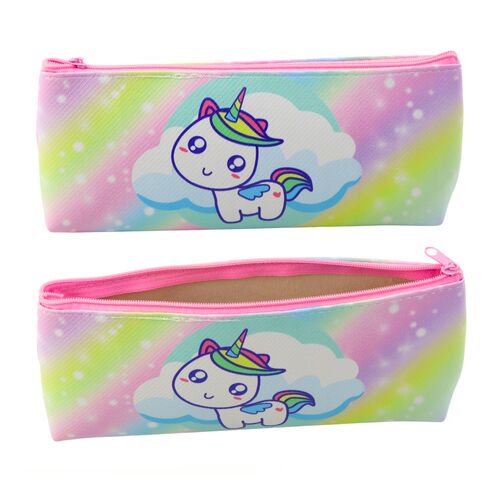 Iskolai tolltartó lányoknak Egyszarvú pasztell szivárvány színes – 21988 146213161