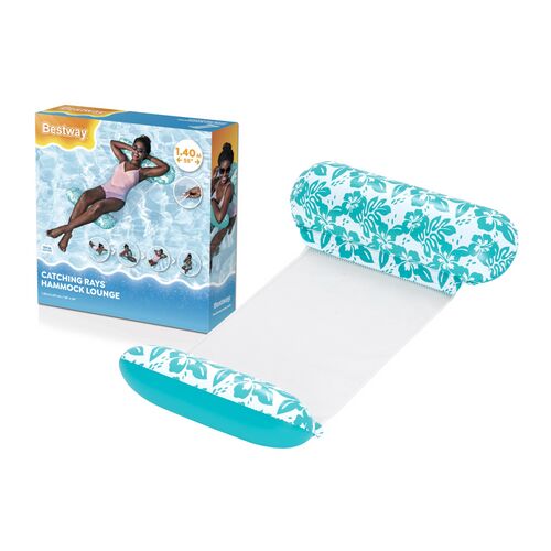 Felfújható úszómatrac, menta színű, hálós, 140 x 87 cm, Bestway 43839- 21669 146213517