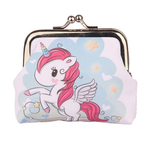 Gyerek Pénztárca Unikornis Csillagok Fém Csattal 10x9cm 24901 146214156