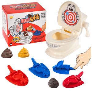 Jumping Poop Toilet Catapult Arcade játék – 25214 146214204 - Vicces ajándék